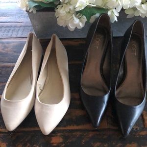 Women’s size 9 flats and pump bundle